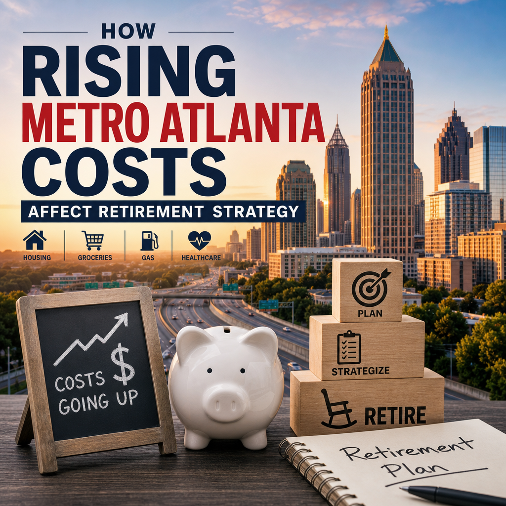 Illustration of How Rising Metro Atlanta Costs Affect Retirement Strategy